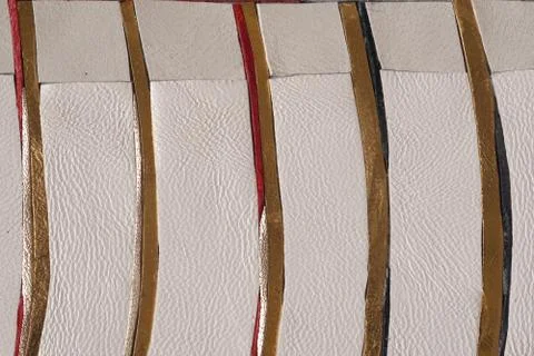 Leather texture as background. Grained, texture closeup. 스톡 사진