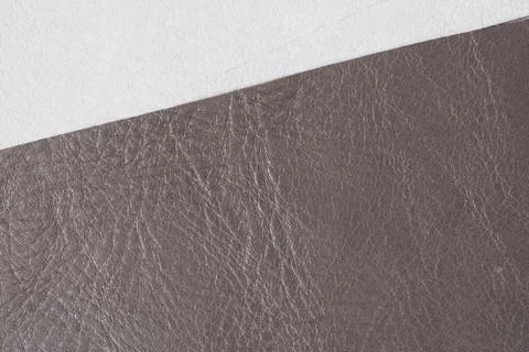 Leather texture as background. Grained, texture closeup. Stock-Fotos