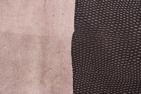 Leather texture closeup Stock Photos