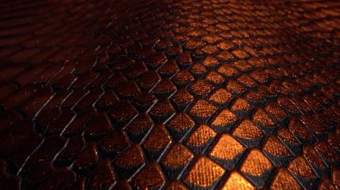 Leather texture. Copper metallic background. Snakeskin pattern Stock Illustration