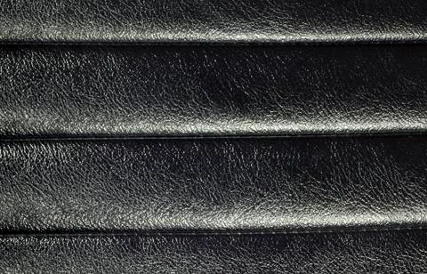 Leather texture or background in black Stock Photos