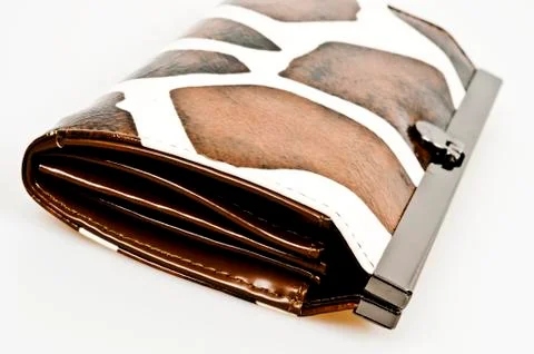 Leather wallet Stock Photos