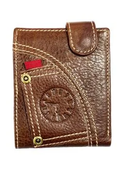 Leather wallet Stock Photos