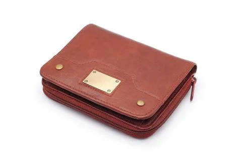 Leather wallet Stock Photos