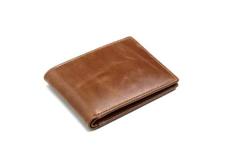 Leather wallet Foto stock