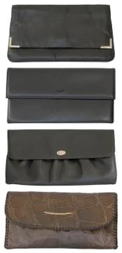 Leather wallets Stock Photos