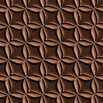 Leather022319 3d seamless tile pattern brown leather background. Copyright... Stock Photos