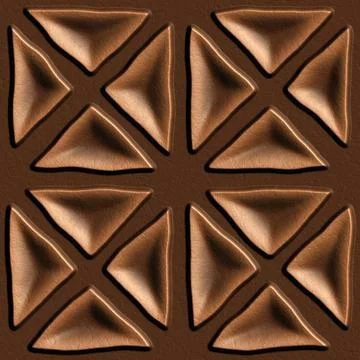 Leather022327 3d seamless tile pattern brown leather background. Copyright... Stock Photos