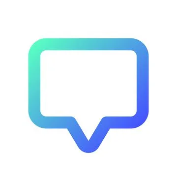 Leave note pixel perfect gradient linear ui icon Stock Illustration