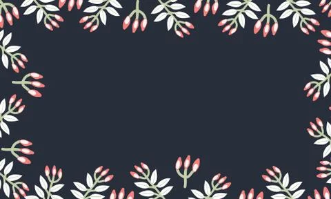 Leaves Arranged Randomly Patterns Stock Illustration