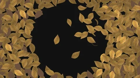 Leaves background Video stock 280999363
