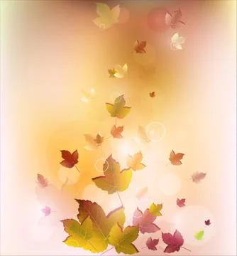 Leaves background Stock Illustration