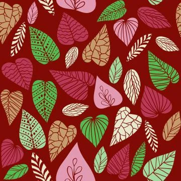 Leaves background Stock Illustration