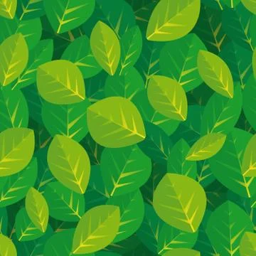 Leaves background / seamless pattern Stock Illustration