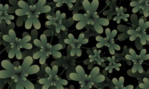 Leaves background vector featuring lush foliage, tropical greenery, and natural Stock-Illustration