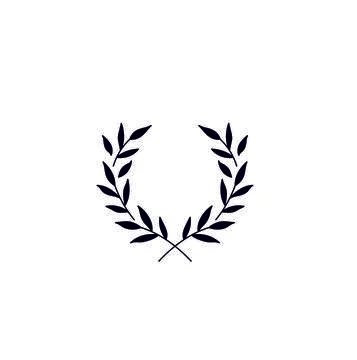 Leaves black wreath Stock Illustration