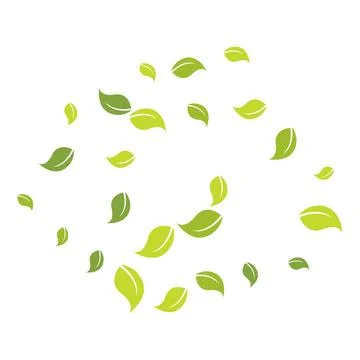 Leaves fall Background template Illustration