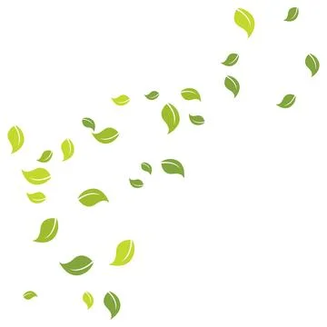 Leaves fall Background template Stock Illustration