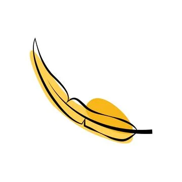 Leaves flower flat icon Illustrazione stock