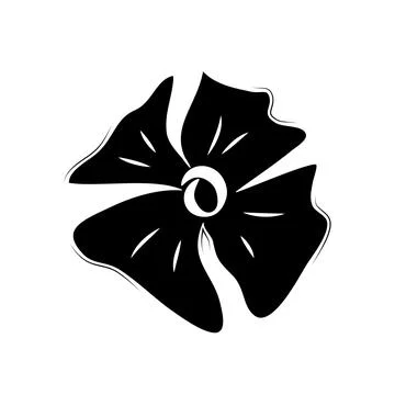 Leaves flower flat icon Stock Illustration