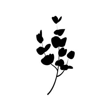 Leaves flower flat icon. Stock-Illustration