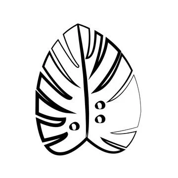 Leaves flower flat icon. 스톡 일러스트