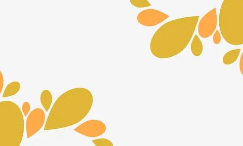 Leaves frame background with copy space for text Stock Illustration