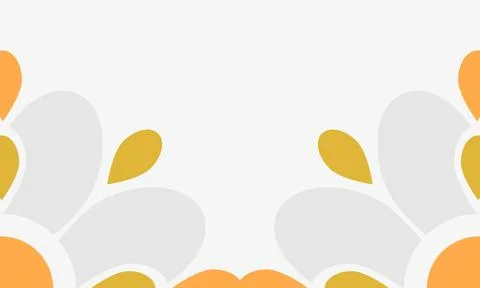 Leaves frame background with copy space for text Stock Illustration