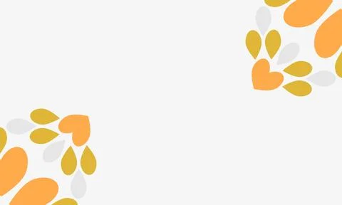 Leaves frame background with copy space for text Stock Illustration