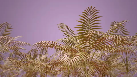 Leaves, grass, branches dynamic parallax effect. Blowing wind Видео 163296182