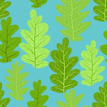 Leaves green pattern Illustrazione stock