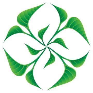 Leaves logo. Stock Illustration