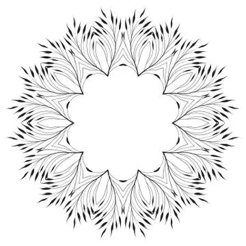 Leaves Ornament Pattern Stock Illustration