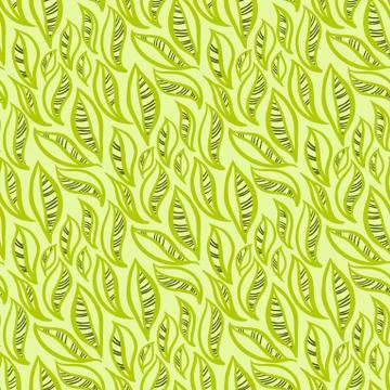 Leaves pattern background Stock Illustration