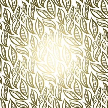 Leaves pattern background Stock Illustration