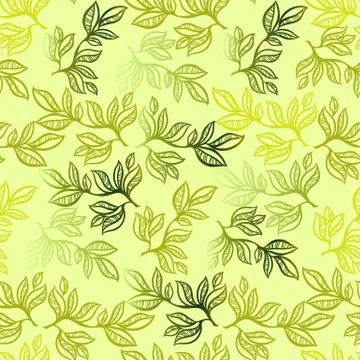 Leaves pattern background Stock Illustration