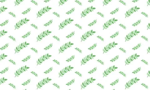 Leaves Pattern Background Stock Illustration