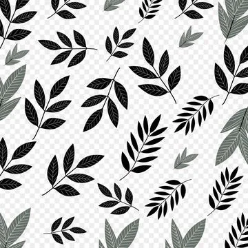 Leaves Pattern Background Stock Illustration