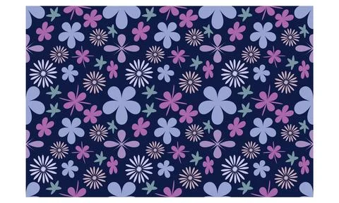 Leaves Pattern design allover print, leaf vector print design Illustrazione stock