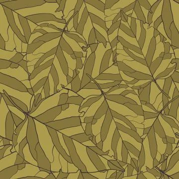 Leaves pattern Stock Illustration