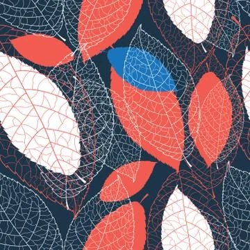 Leaves pattern Stock Illustration