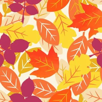 Leaves  pattern Stock Illustration