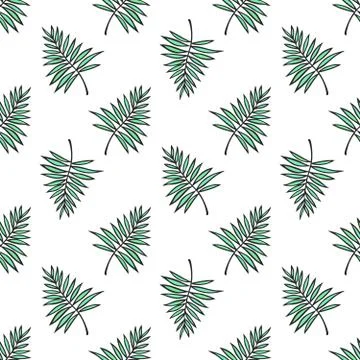Leaves pattern Stock Illustration