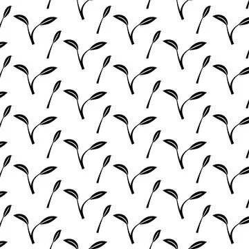 Leaves pattern Stock Illustration