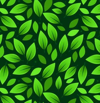 Leaves Pattern Illustration Stock Illustration