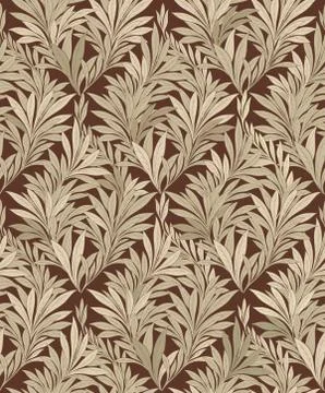 Leaves pattern. Leaf seamless backgound. Floral garden texture Stockillustratie