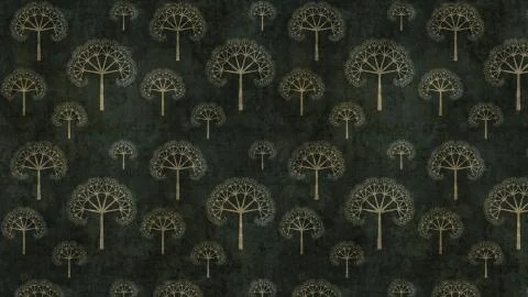 Leaves Pattern. Tropical, Texture Background Illustrazione stock