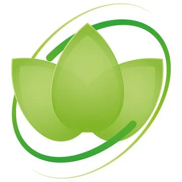 Leaves, Plant, Wellness, Naturopath, Gardener, Logo Stock Illustration