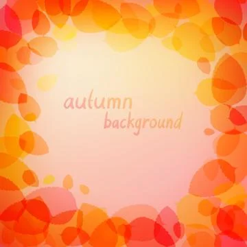 Leaves in red colors Stock Illustration