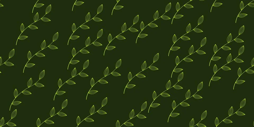 Leaves seamless background Stock Illustration